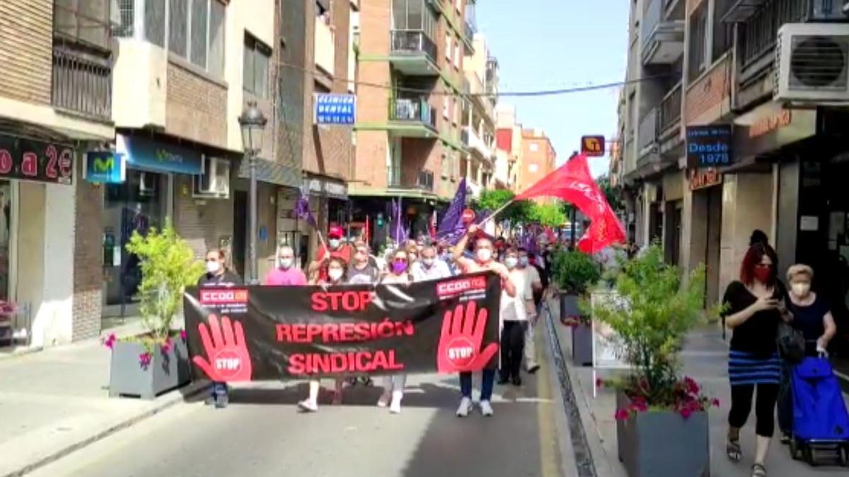 Protesta de CCOO en Paterna