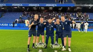 El entrenador de moda en Galicia es avilesino: consigue un ascenso y levanta un título en Riazor