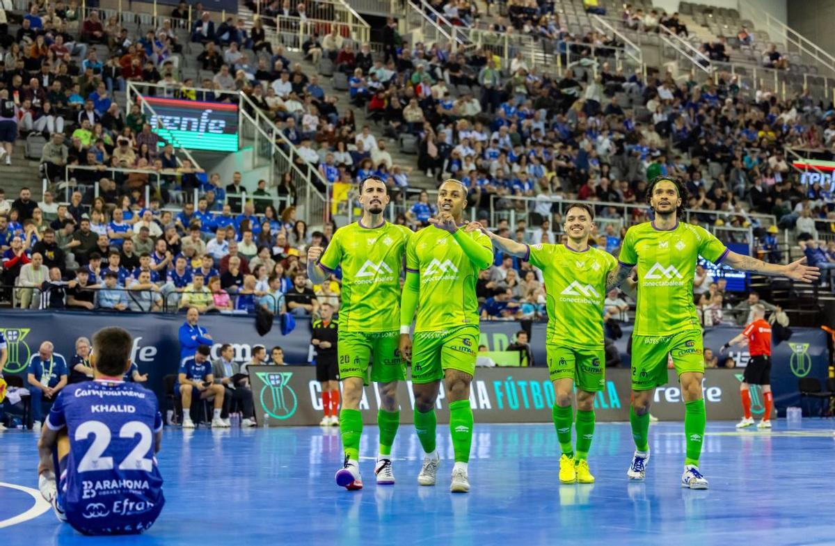 Palma Futsal en el partido de Cuartos de final de la Copa de España