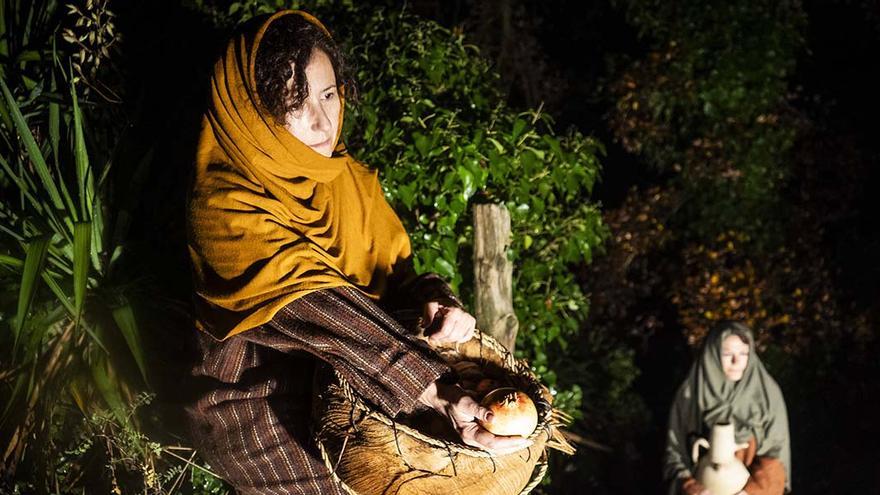 Una de les escenes del Pessebre Vivent del Bages