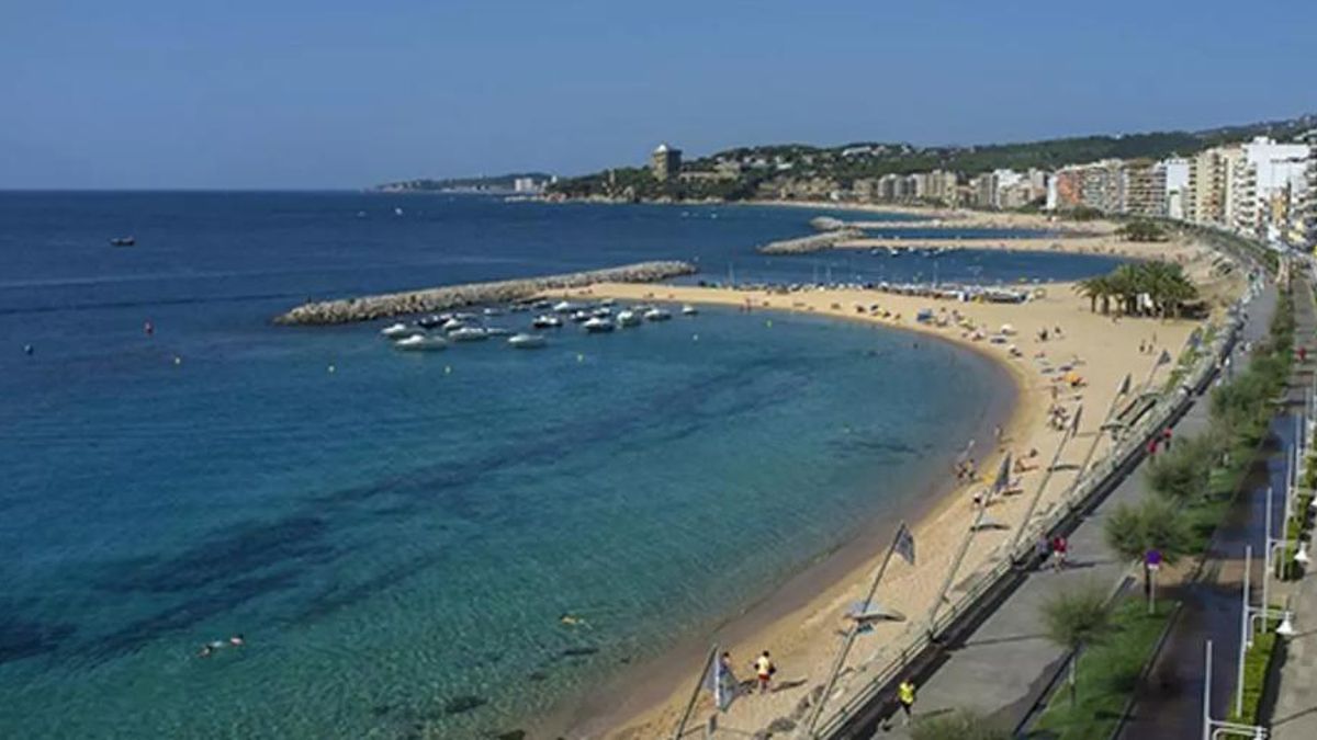 La platja de Calonge i Sant Antoni.