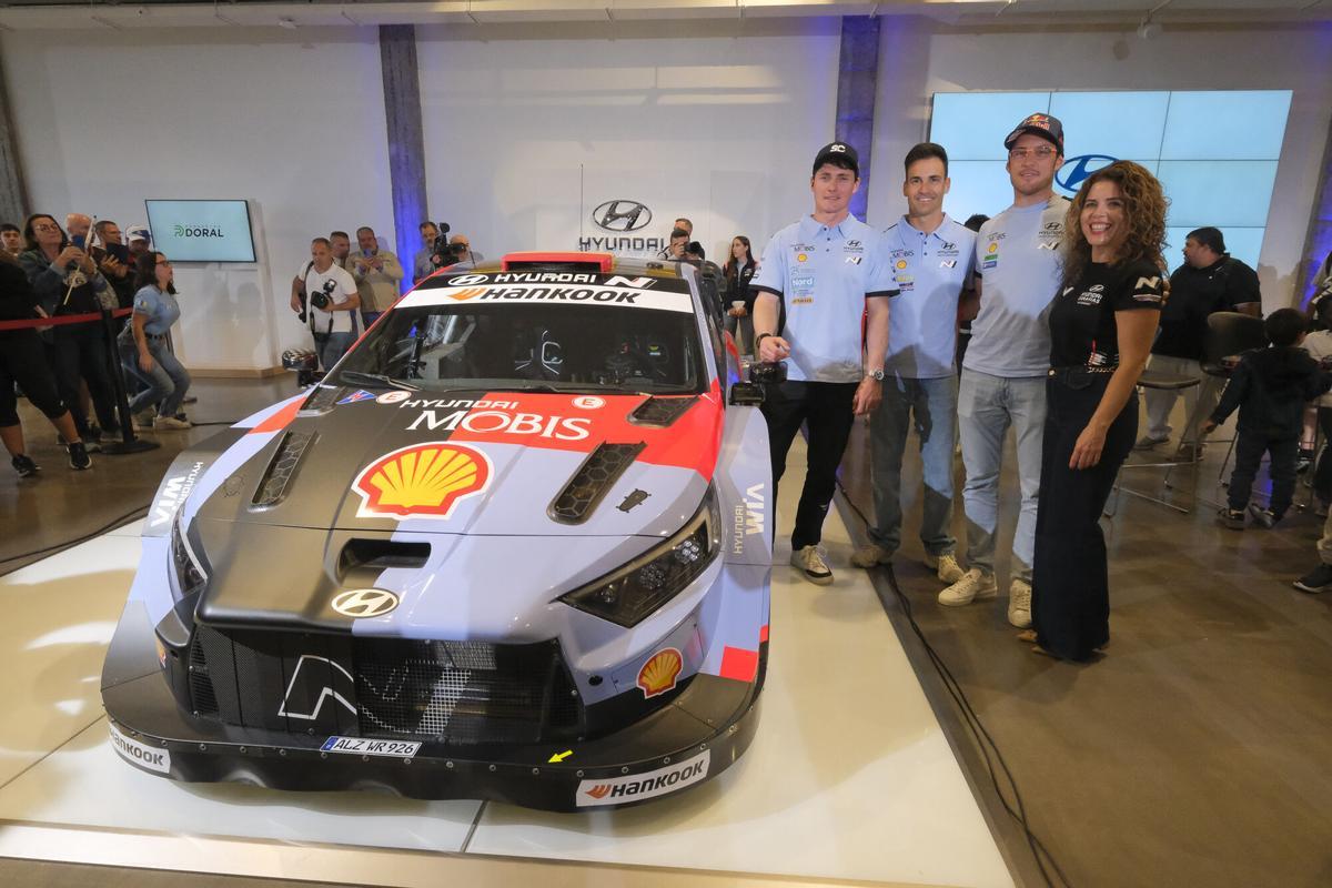 Presentación del equipo Hyundai Shell Mobis WRT