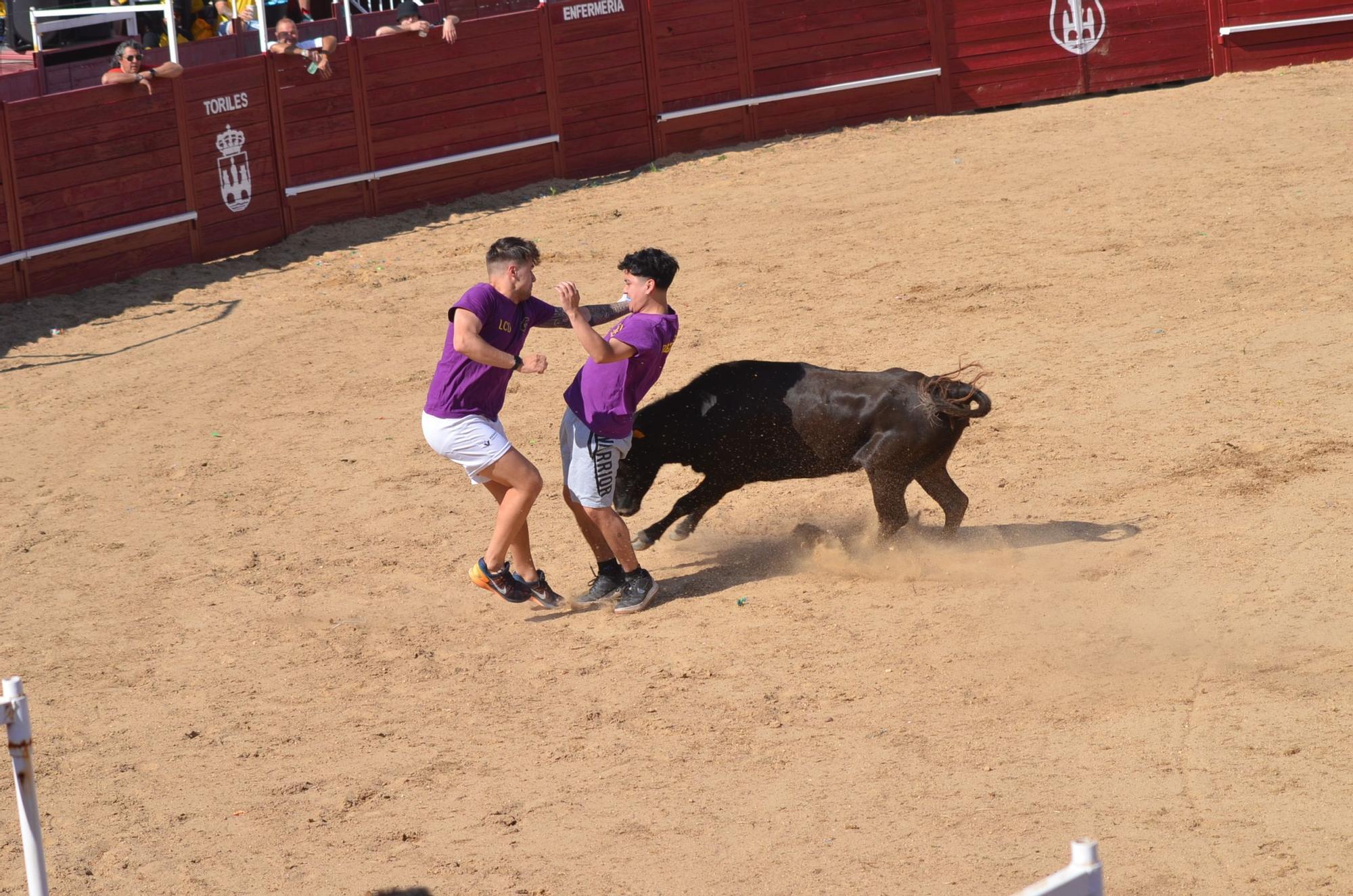 Fiestas del Toro en Benavente: Las mejores imágenes del "Juego de la NTE"