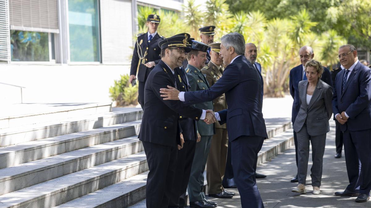 Toma de posesión de José Antonio Puebla, nuevo jefe superior de la Policía Nacional