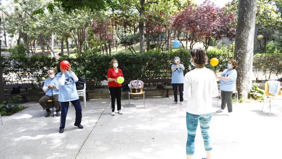 El centro municipal para mayores Laín Entralgo durante su primera sesión de actividades.