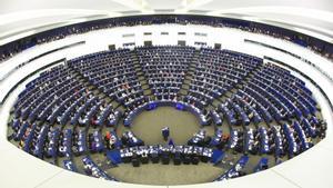 Archivo - Interior del Pleno del Parlamento Europeo en Estrasburgo