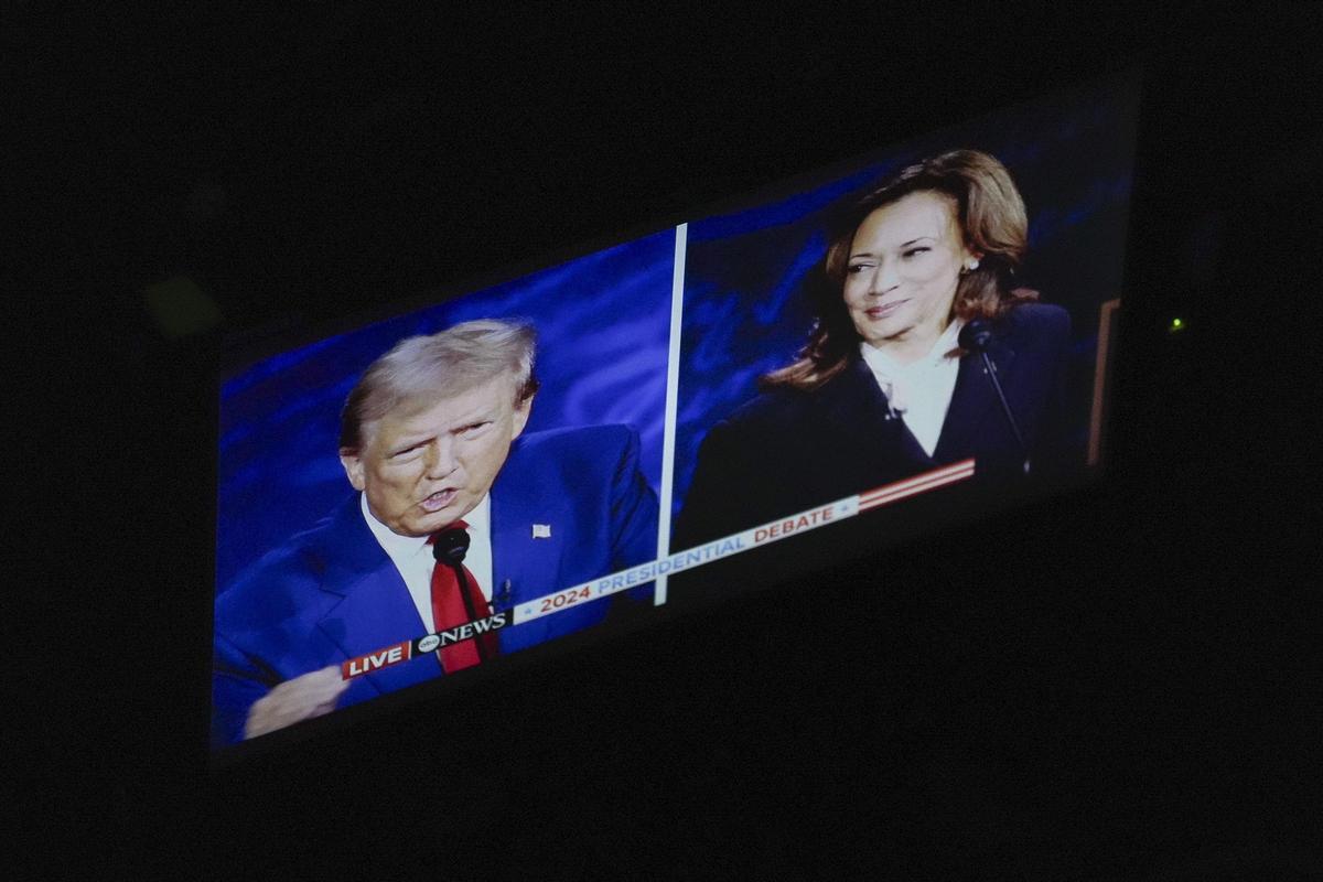 Harris desafía a Trump a un nuevo debate.