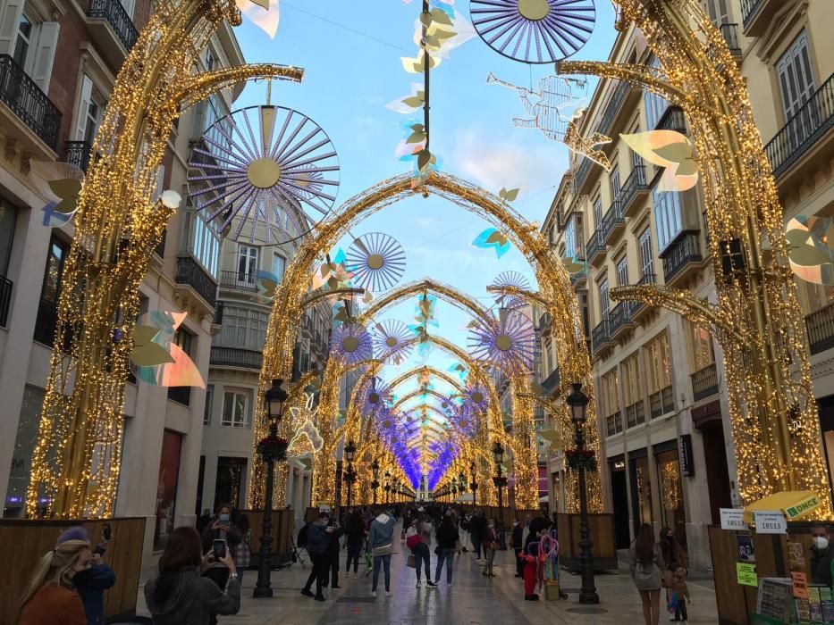 Encendido de las luces de Navidad del Centro de Málaga