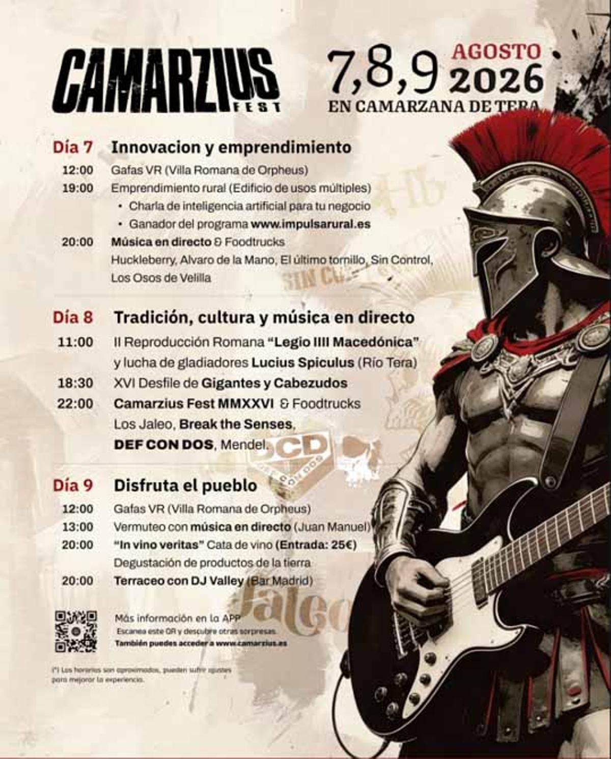 Cartel del Camarzius Fest 2026