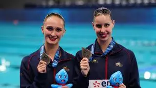 Iris Tió lidera las dos primeras medallas españolas en el Europeo de natación artística