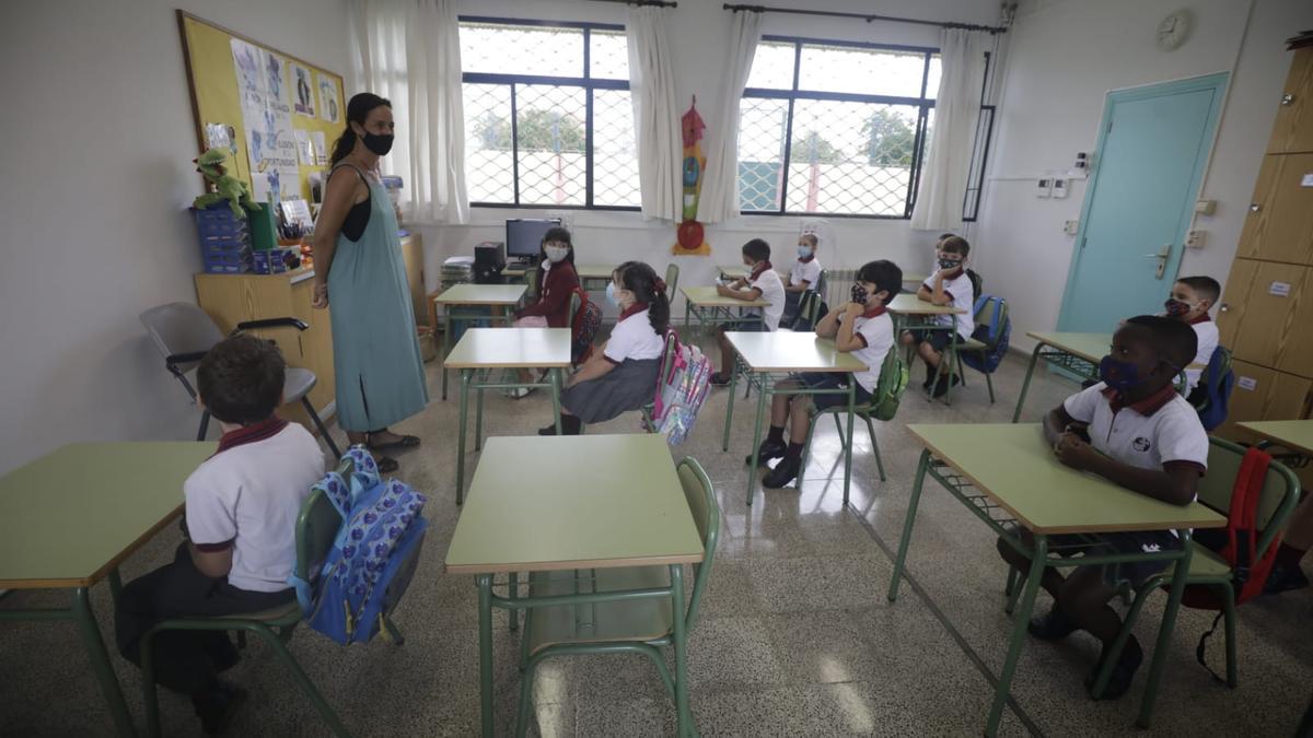 Inicio de curso en el colegio Corpus Christi de Palma.