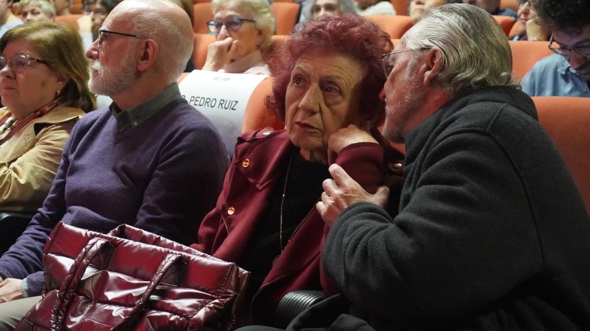 Juana Castro, en la presentación del documental sobre su vida en la Filmoteca de Andalucía.