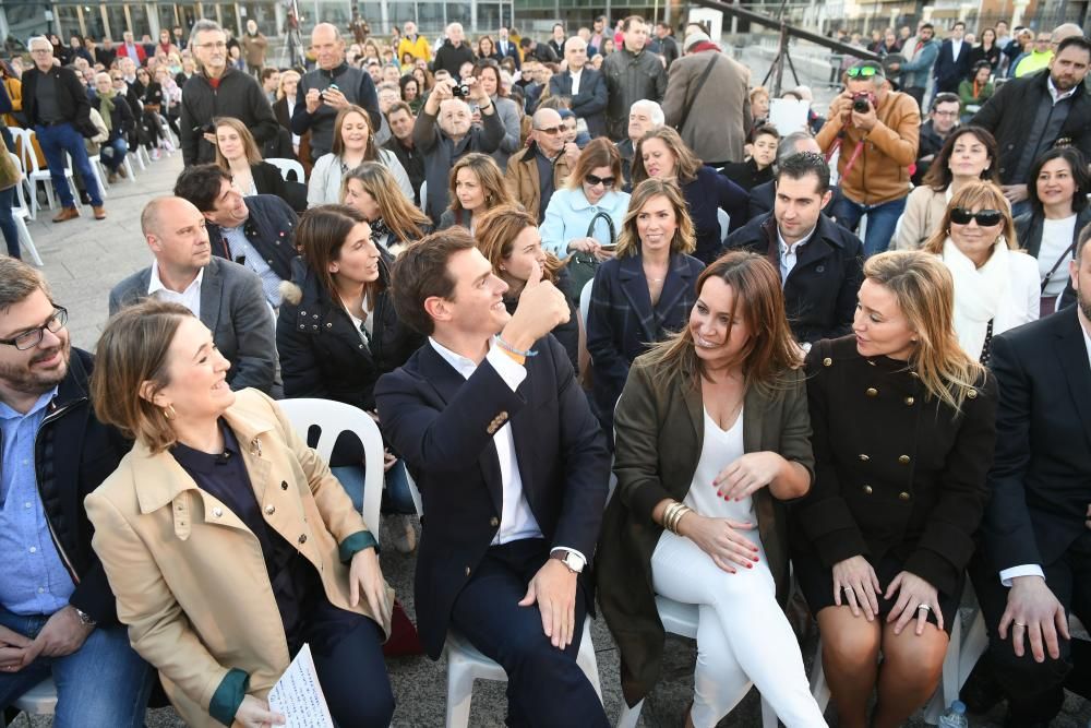 Albert Rivera en un acto de Ciudadanos en A Coruña