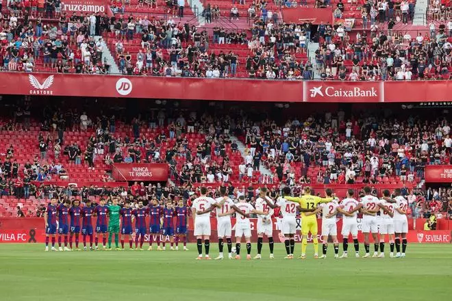 Sevilla FC - FC Barcelona, el partido de la jornada 38 de LaLiga EA Sports, en imágenes.