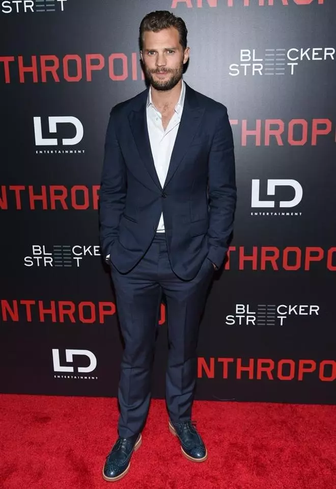 Jamie Dornan presenta su nueva película en Nueva York