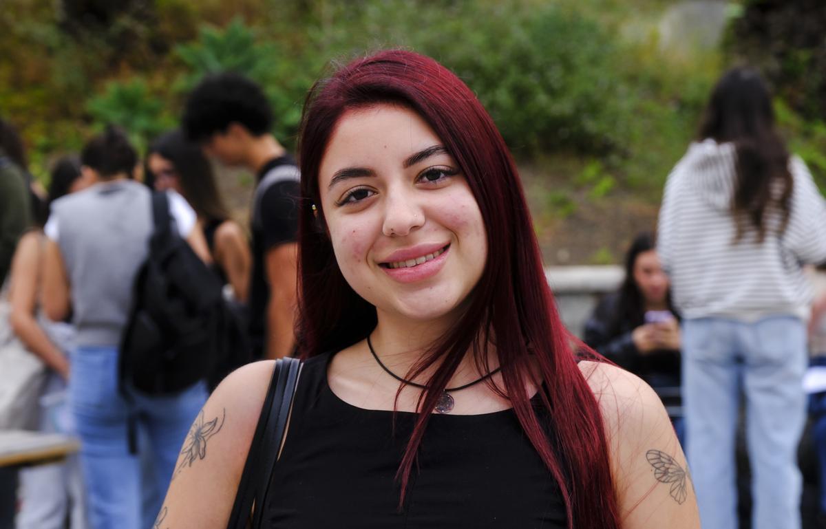 Selene Ojeda, estudiante que hoy se presentaba a la primera jornada de la PAU 2026.