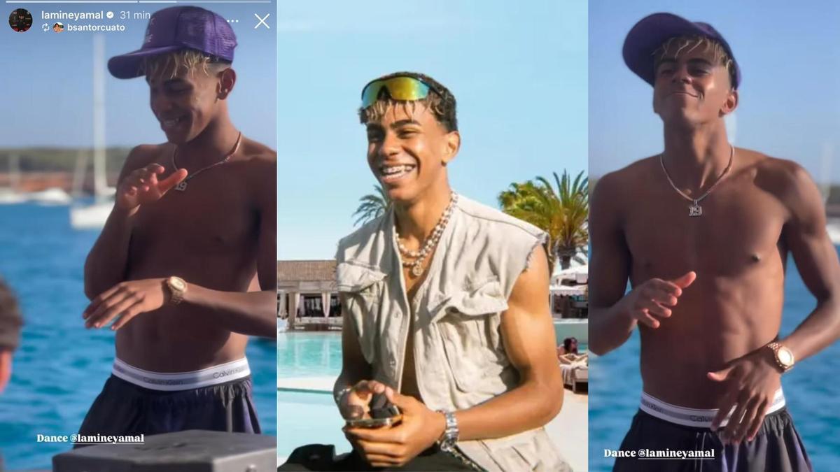 Las vacaiones de Lamine con Neymar en Brasil