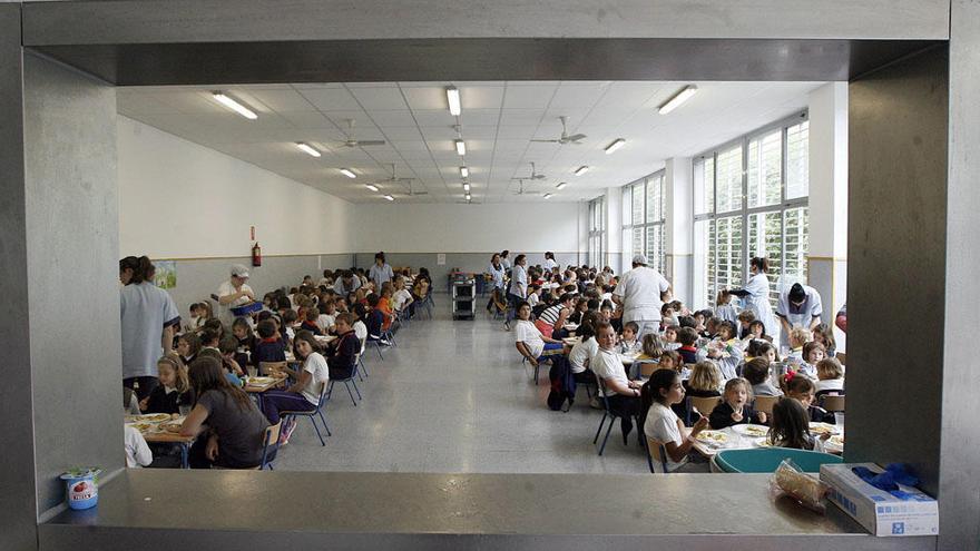 Imagen del comedor del colegio Parque Clavero.