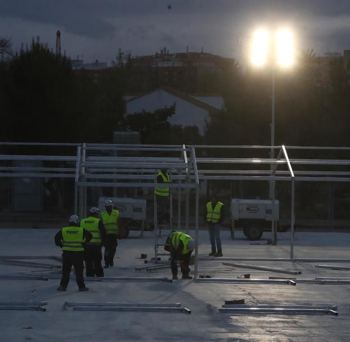 Así avanzan las obras del hospital de campaña