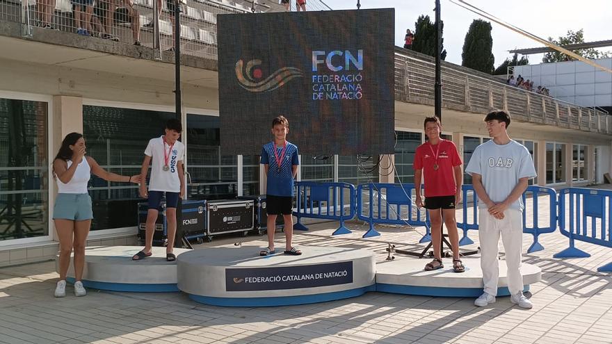 Un títol i dos bronzes per al CN Manresa i el CN Sallent en els catalans alevins