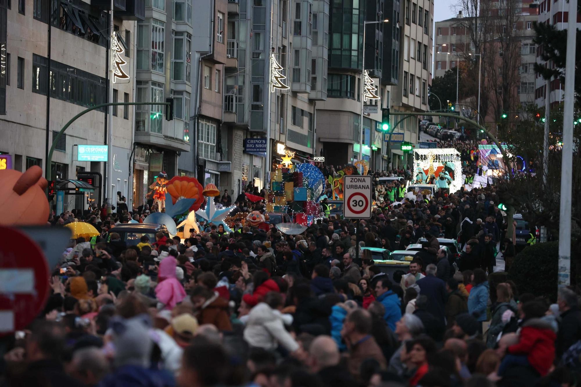 Cabalgata de Reyes Magos en A Coruña