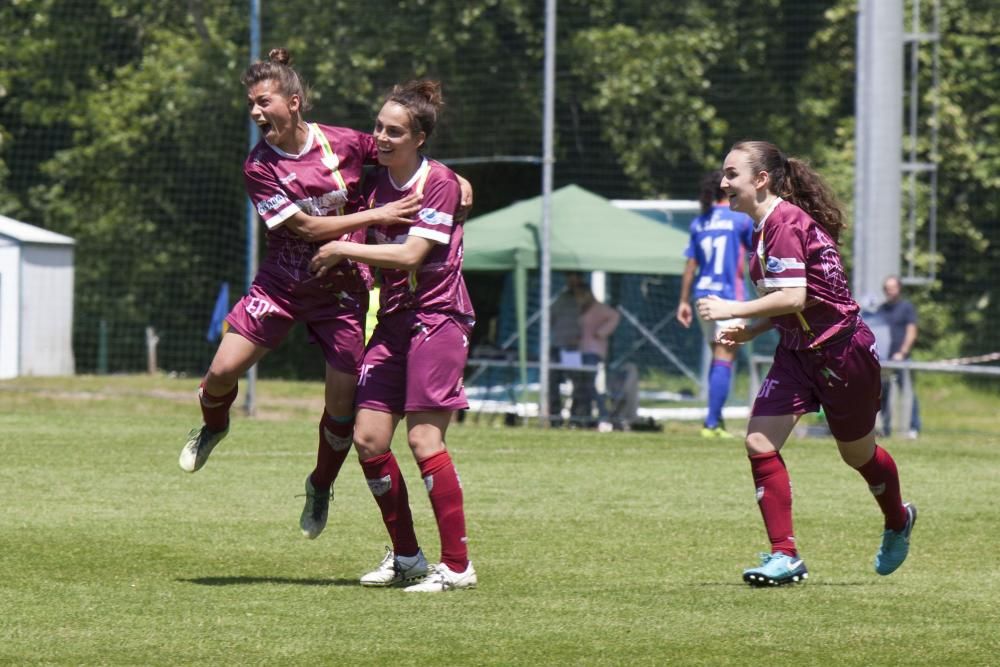 El partido del Oviedo femenino, en imágenes