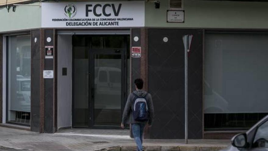 Local de Torrellano donde está ahora la sede de la Federación de Colombicultura.