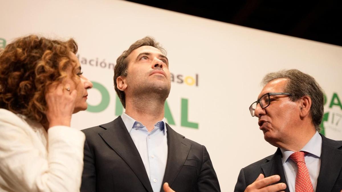 María Jesús Montero con Carlos Cuerpo y Antonio Pulido