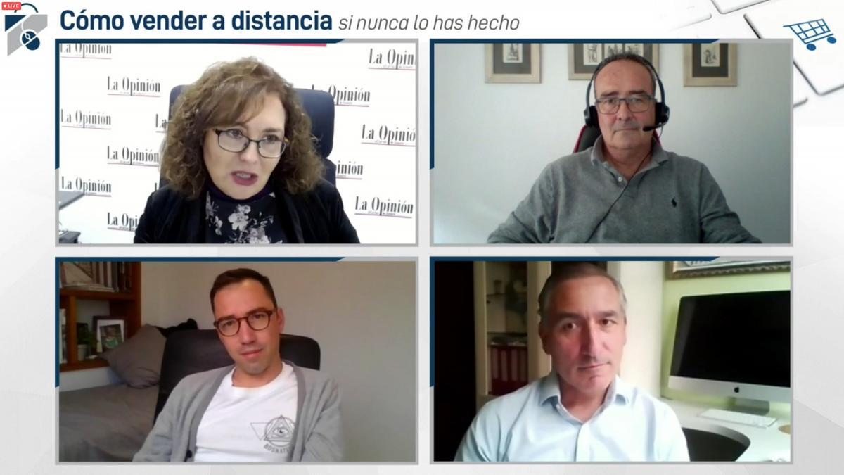 Un momento del webinar &quot;Cómo vender a distancia si nunca lo has hecho&quot;