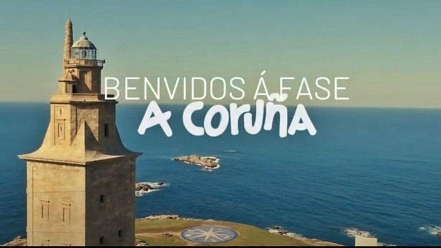 Captura del vídeo promocional del Consorcio de Turismo, con el lema de la campaña.