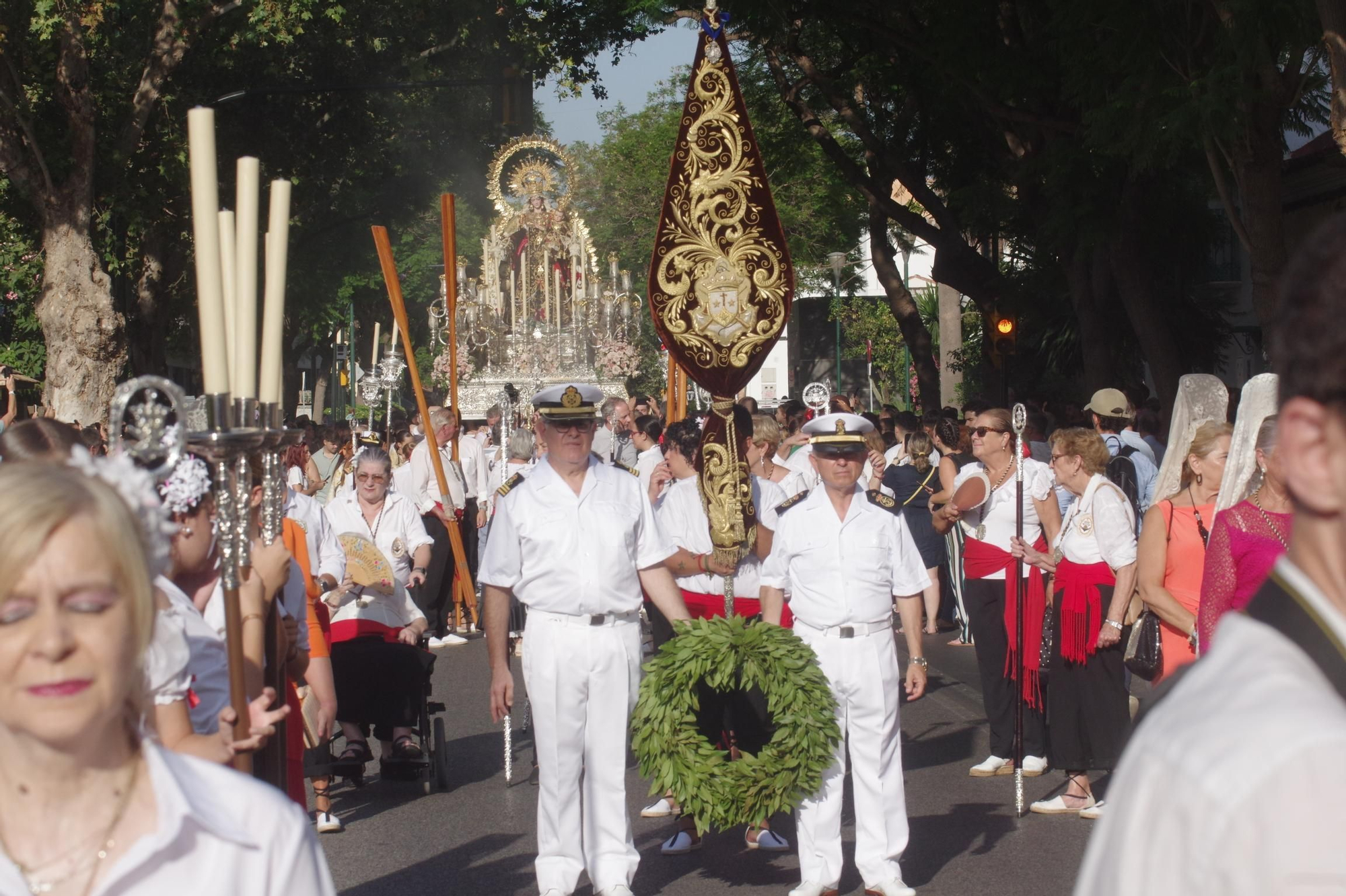 Procesión de la Virgen del Carmen de la barriada de Pedregalejo