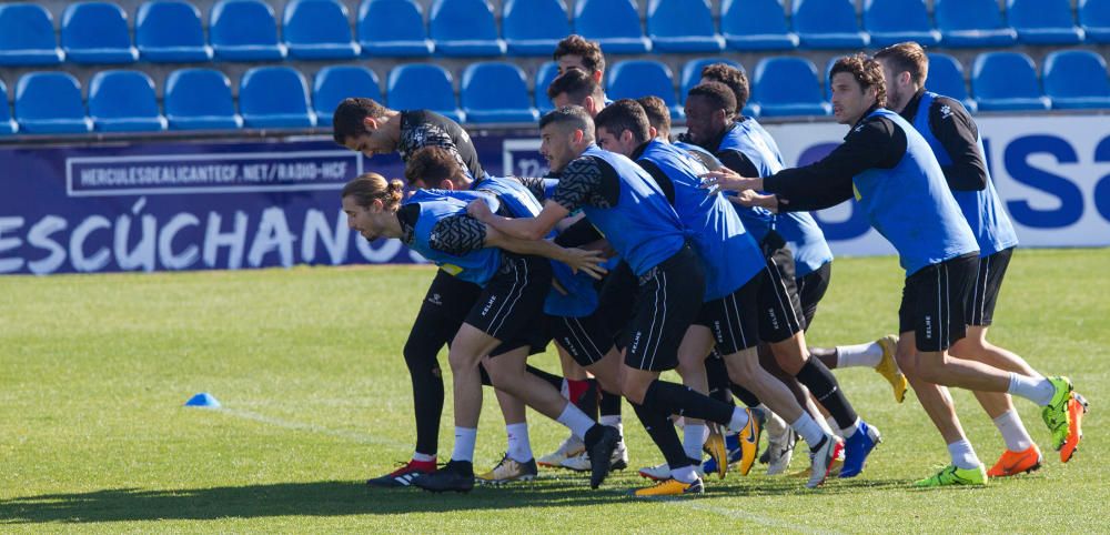 Presentación de Jona como nuevo jugador del Hércules CF