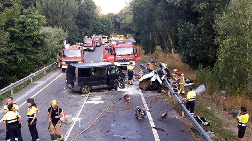 L&#039;excés de velocitat, principal causa de l&#039;accident mortal de Vidreres