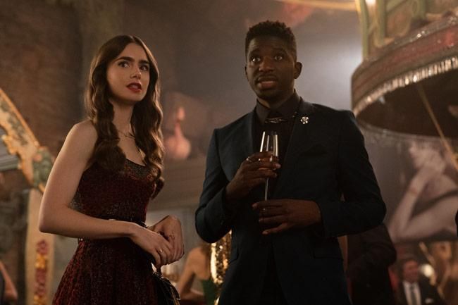 De gala, en 'Emily in Paris'