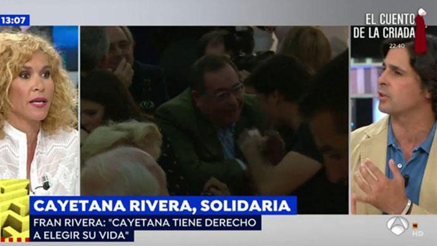 Fran Rivera se enfrenta a Cristina Fernández por defender a su hija