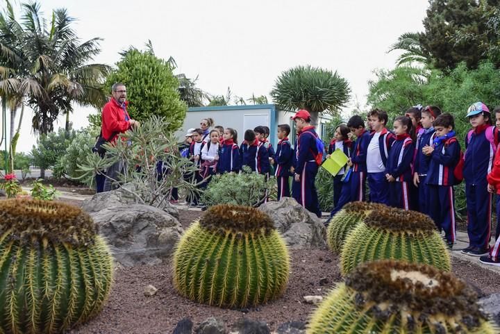 Visita escolar a la Granja Agricola del Cabildo