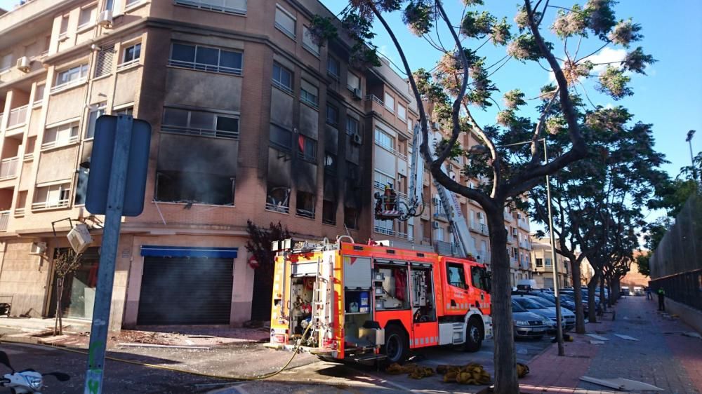 Incendio en una vivienda de Albal