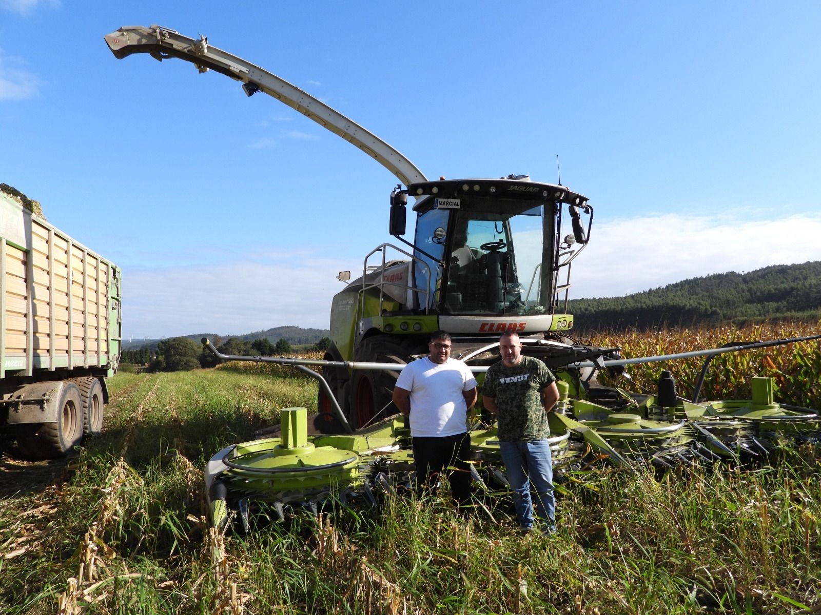 La cosechadora de un millón de euros de Marcial da Pereira