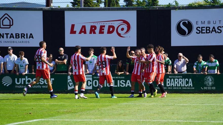 El Sporting se deja al primer equipo en Gijón: derrota contundente ante el Racing (4-1) con la vista puesta en el último amistoso de pretemporada
