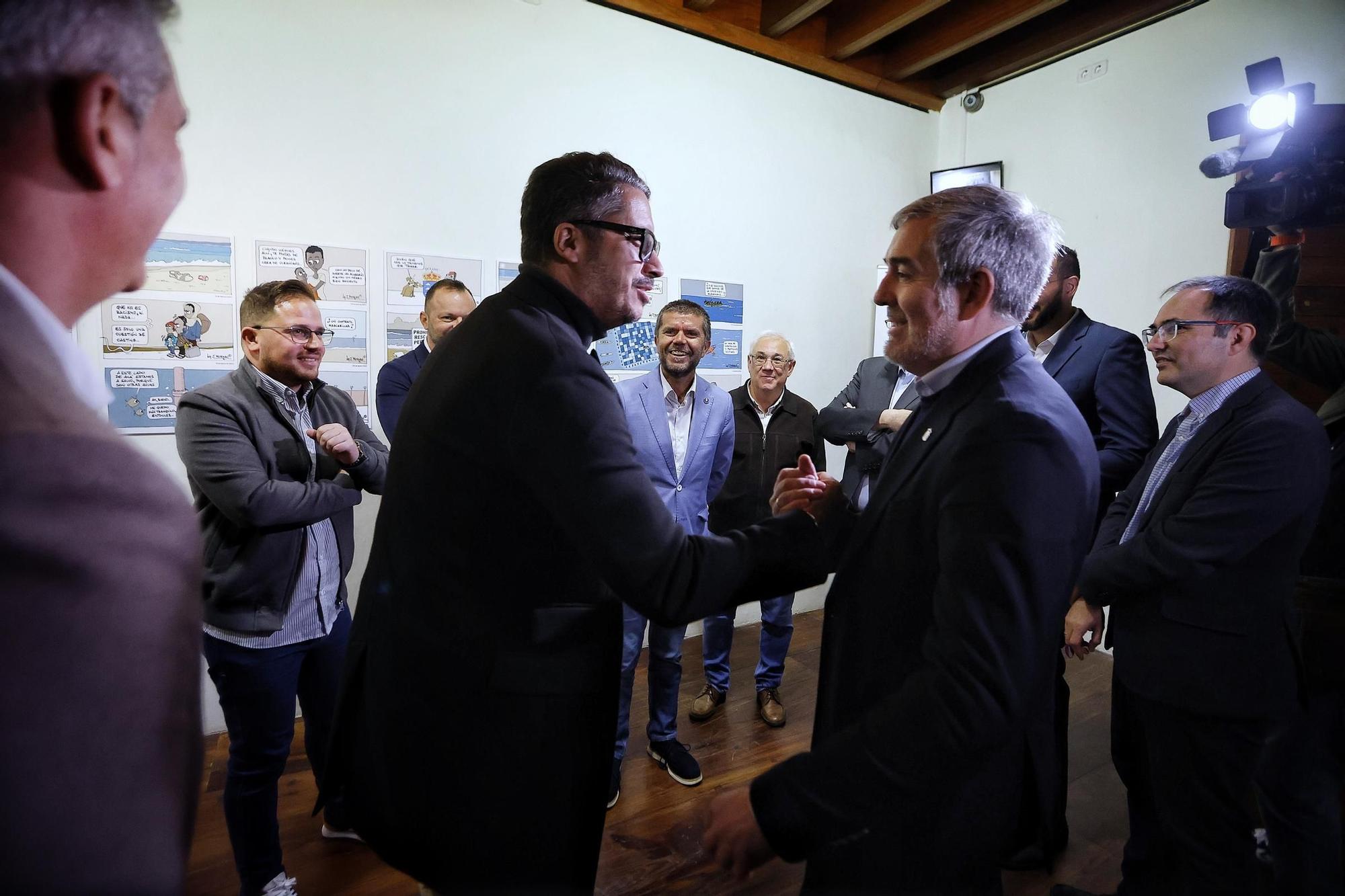 Inauguración de la exposición 'Viñetas y Fronteras'