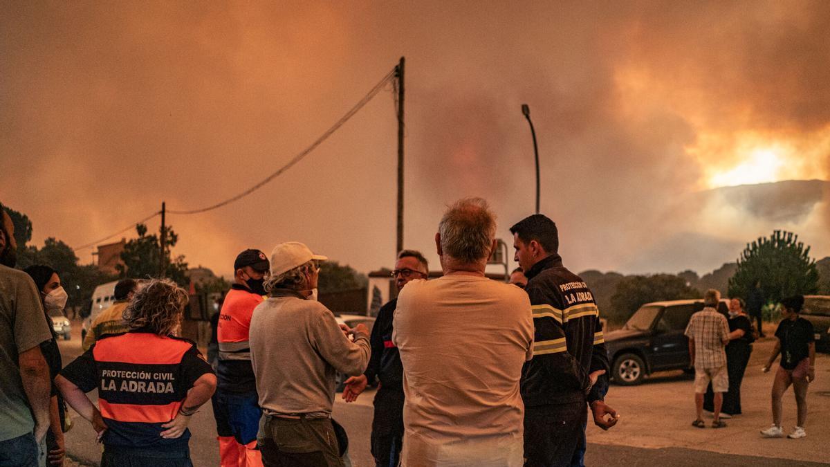 Los incendios arrasan la sierra oeste de Madrid