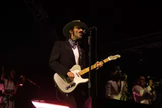 Leiva en el Muelle de Batería de A Coruña