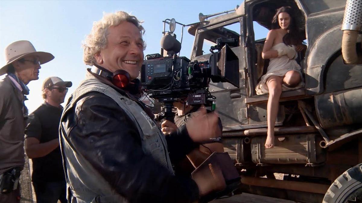 George Miller, en el rodaje de 'Mad Max. Furia en la carretera'.