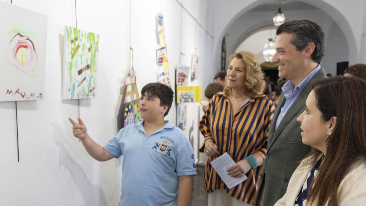 La Diputación exhibe en el Palacio de la Merced las obras del alumnado de aulas específicas de TEA y TDAH.