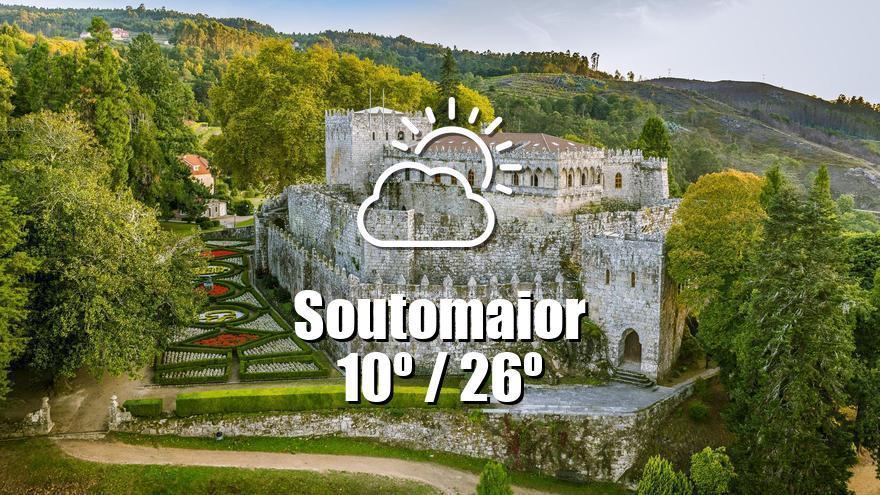El tiempo en Soutomaior: previsión meteorológica para hoy, sábado 24 de mayo