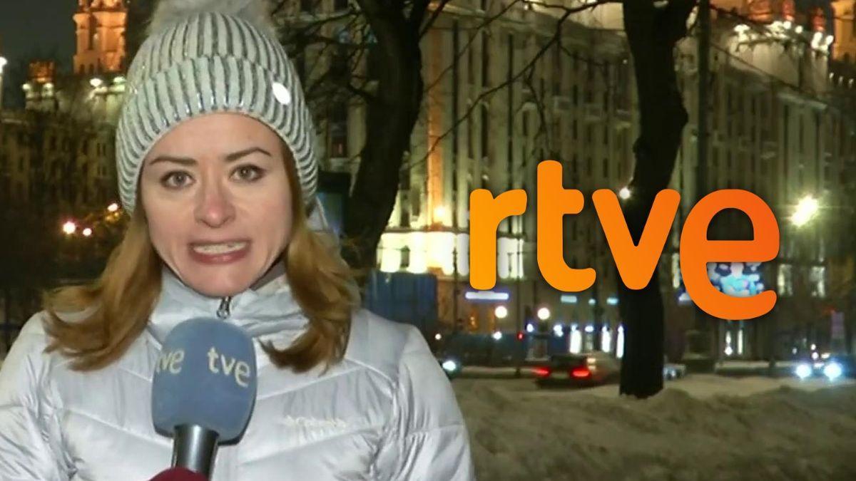 Erika Reija, la corresponsal de RTVE a Moscou