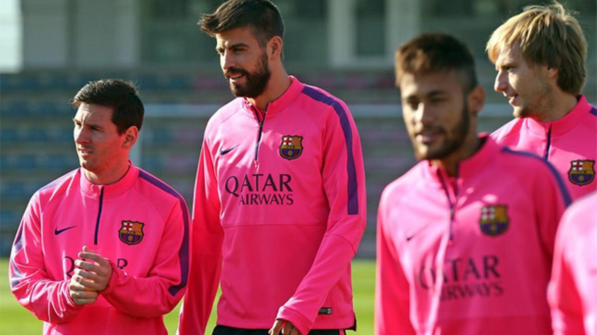 Neymar vuelve a entrenarse con sus compañeros antes del Barça-Córdoba