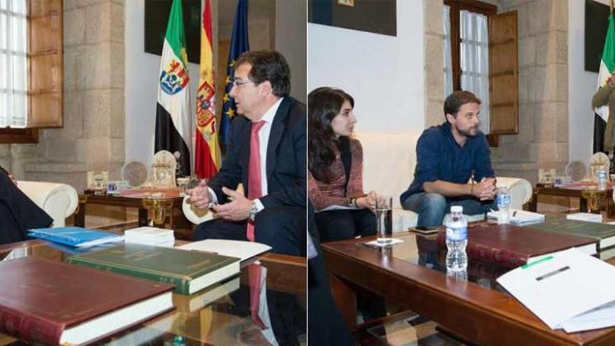 Monago pide «blindar» los acuerdos presupuestarios y Jaén se distancia