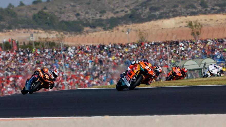 Fermín Aldeguer encabeza el último triplete español de Moto2