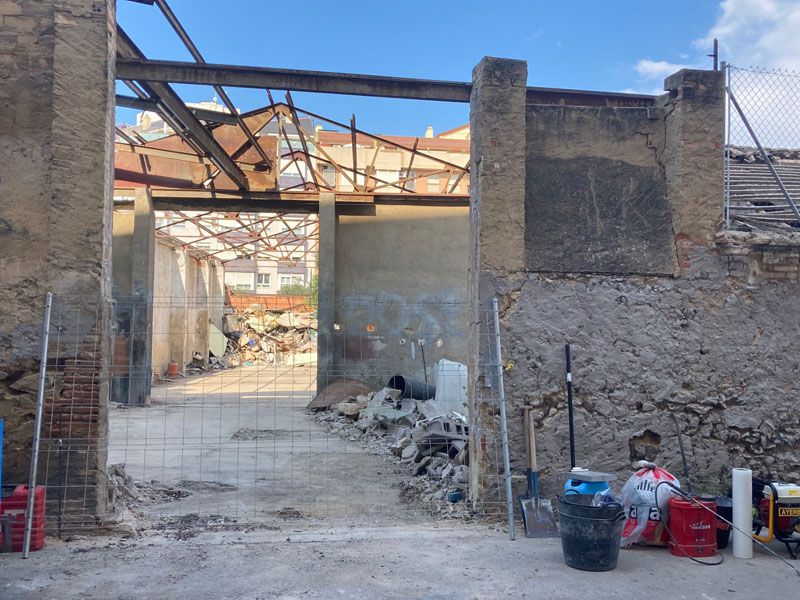 Las obras de Orriols derriban el histórico restaurante Casa Balaguer